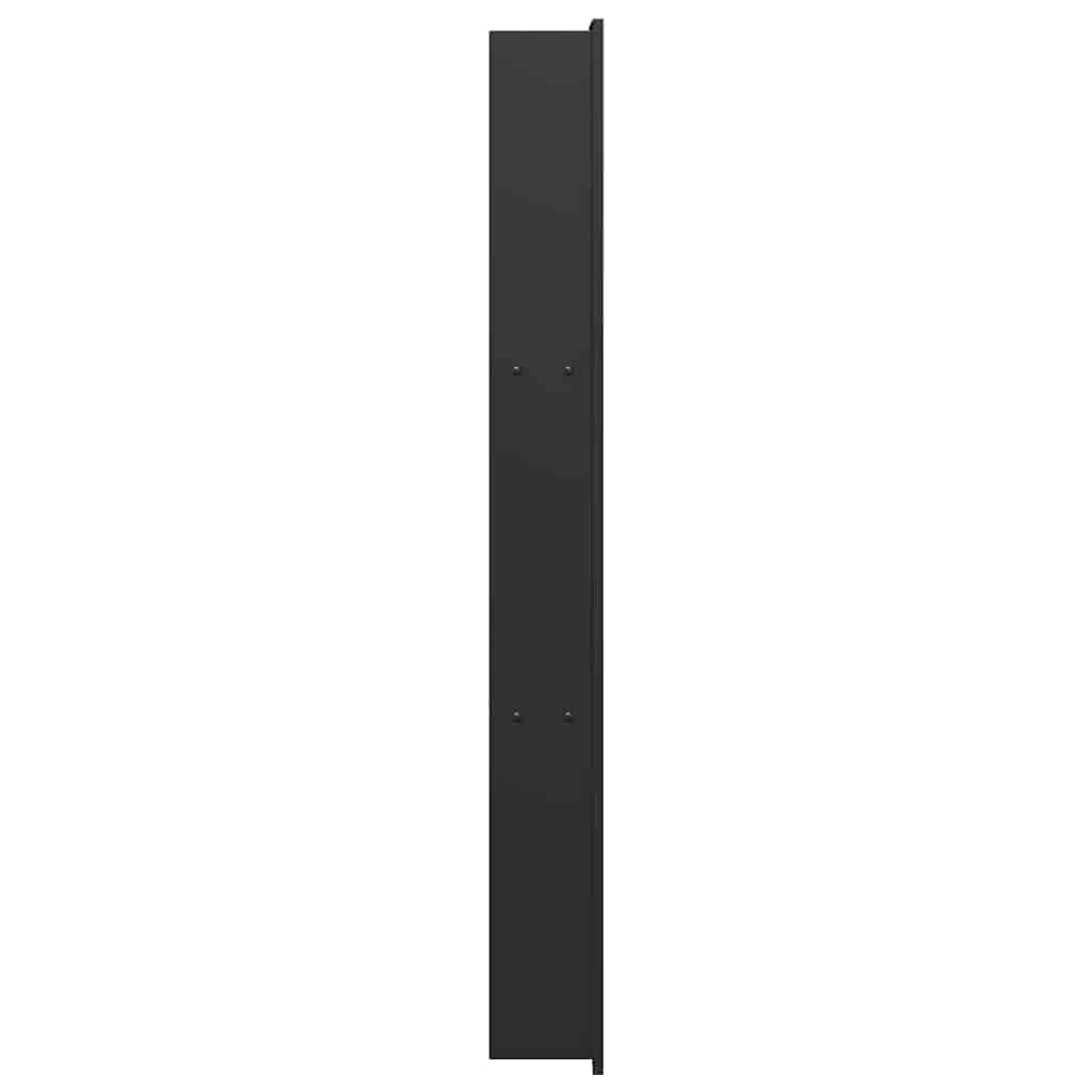 Douche Niche Zwart 90 x 20 x 9.5 cm Roestvrij staal