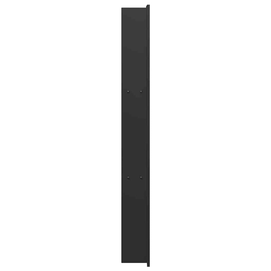 Douche Niche Zwart 90 x 20 x 9.5 cm Roestvrij staal