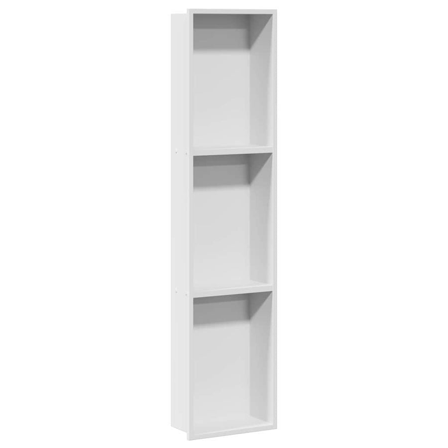 Douche Niche Wit 90 x 20 x 9.5 cm Roestvrij staal