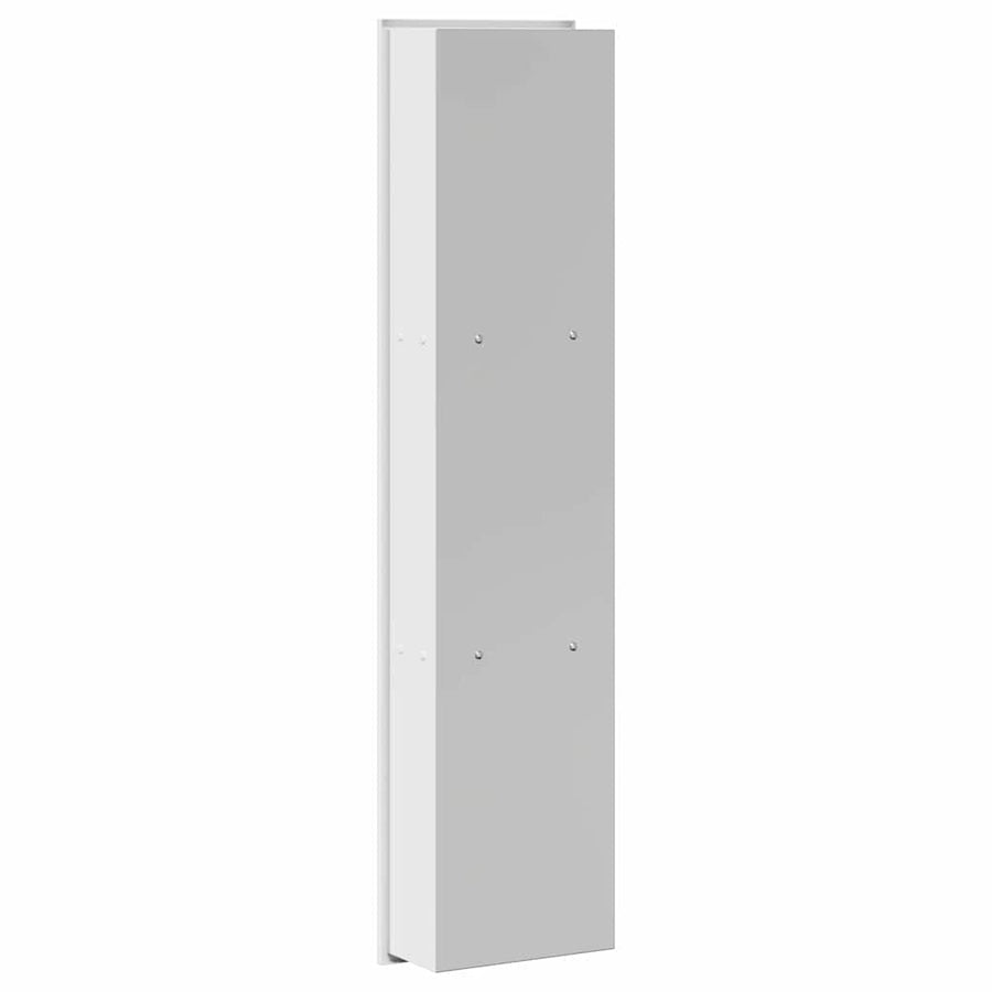 Douche Niche Wit 90 x 20 x 9.5 cm Roestvrij staal