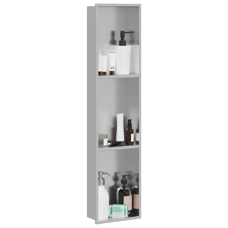 Douche Niche Zilver 90 x 20 x 9.5 cm Roestvrij staal