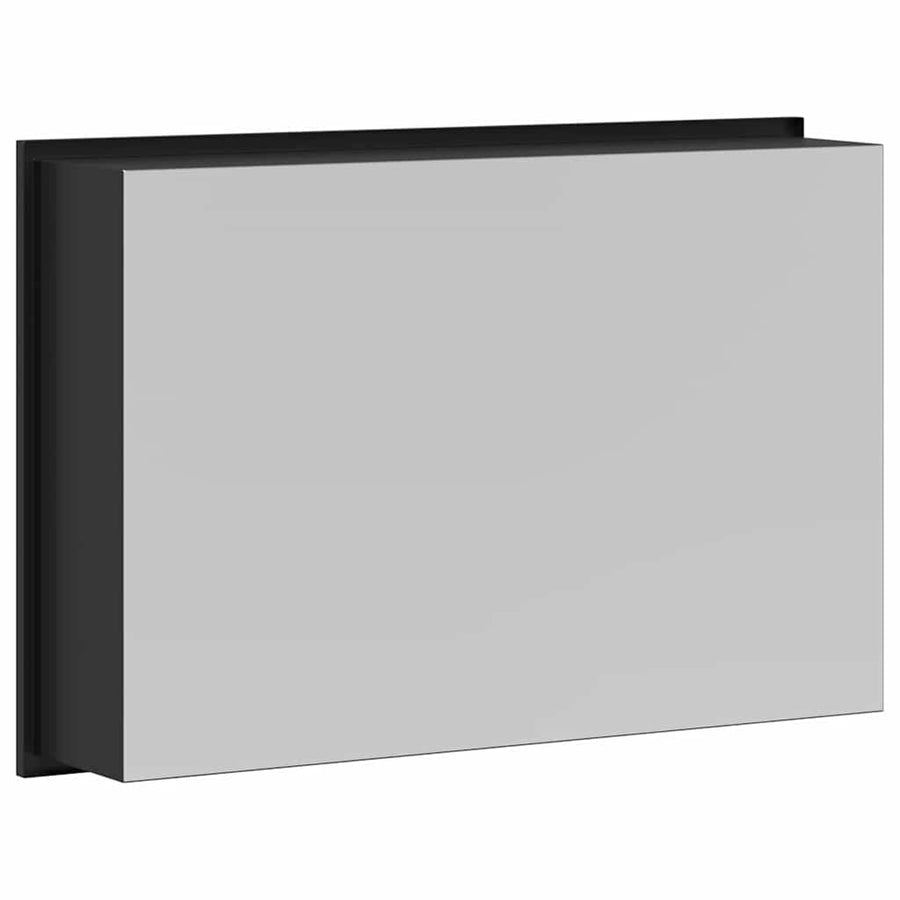 Douche Niche Zwart 45 x 30 x 9.5 cm Roestvrij staal