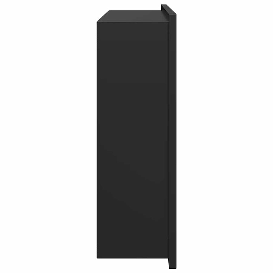 Douche Niche Zwart 45 x 30 x 9.5 cm Roestvrij staal