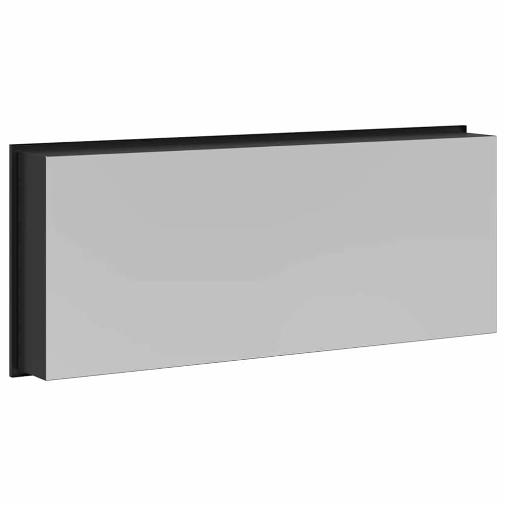 Douche Niche Zwart 75 x 30 x 9.5 cm Roestvrij staal