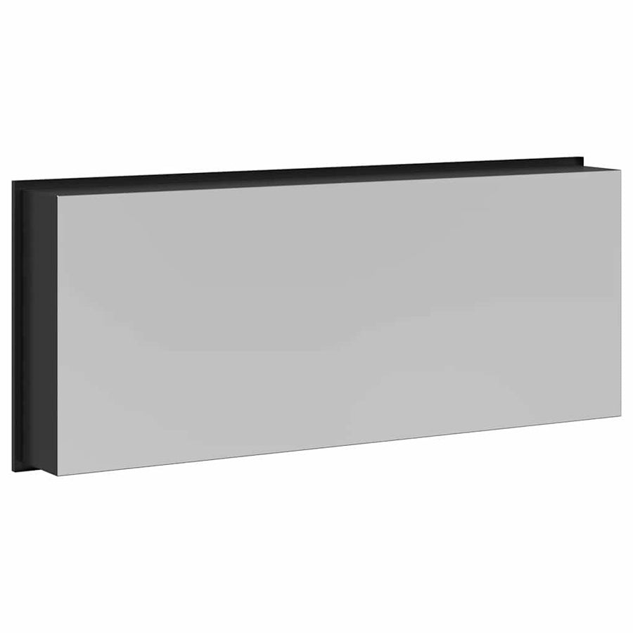 Douche Niche Zwart 75 x 30 x 9.5 cm Roestvrij staal