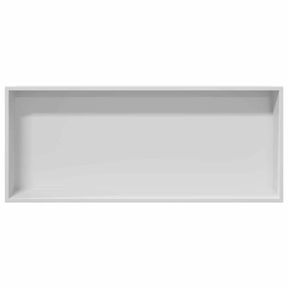 Douche Niche Wit 75 x 30 x 9.5 cm Roestvrij staal