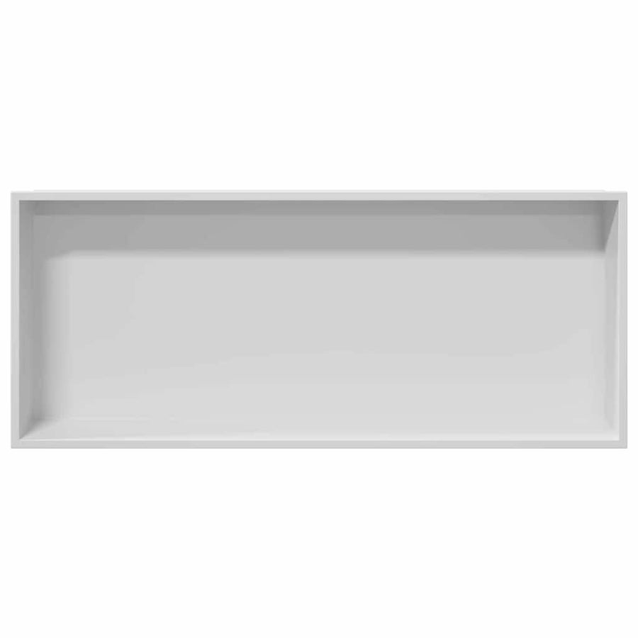 Douche Niche Wit 75 x 30 x 9.5 cm Roestvrij staal