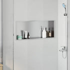 Shower Niche Silver 75 x 30 x 9.5 cm Stainless steel