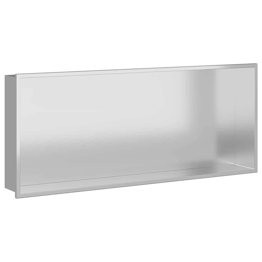 Douche Niche Zilver 75 x 30 x 9.5 cm Roestvrij staal