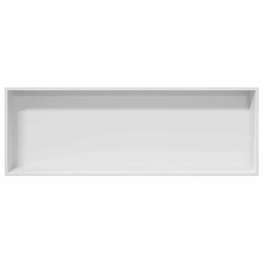 Douche Niche Wit 90 x 30 x 9.5 cm Roestvrij staal