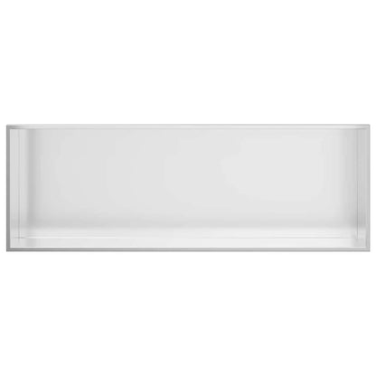 Douche Niche Zilver 90 x 30 x 9.5 cm Roestvrij staal