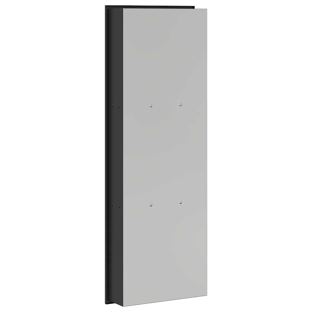 Douche Niche Zwart 90 x 30 x 9.5 cm Roestvrij staal