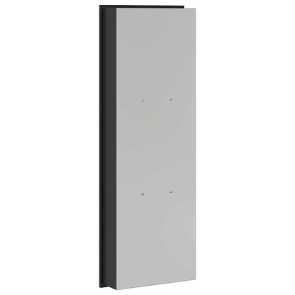 Douche Niche Zwart 90 x 30 x 9.5 cm Roestvrij staal