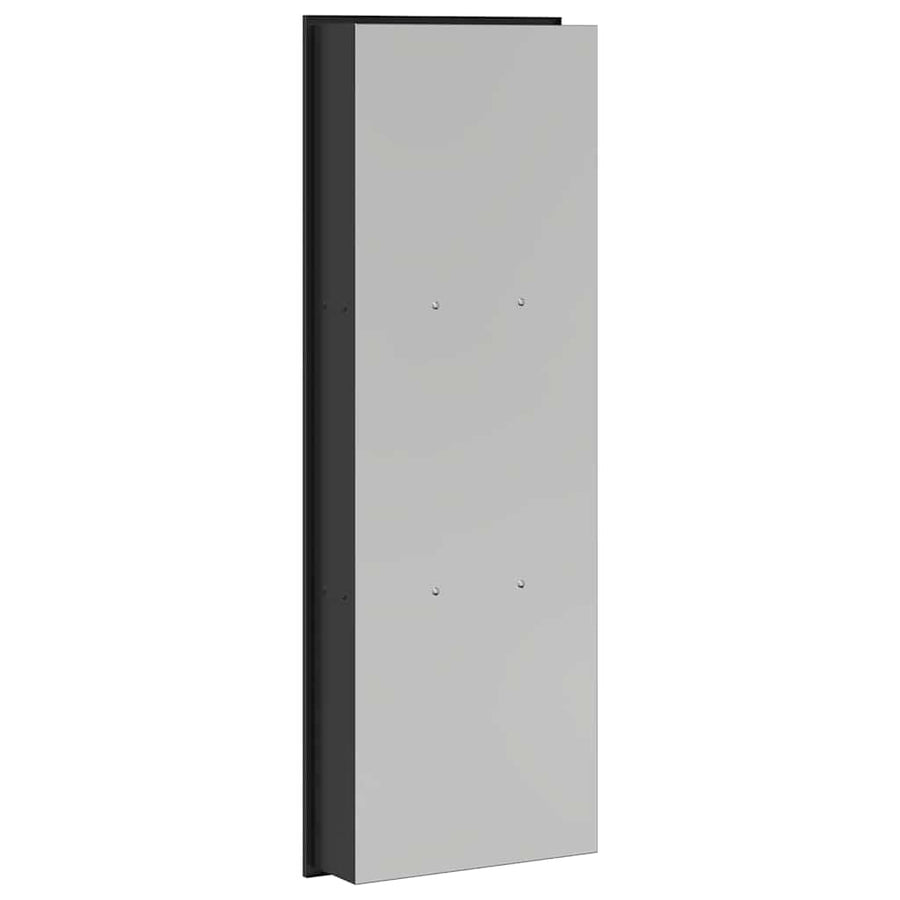 Douche Niche Zwart 90 x 30 x 9.5 cm Roestvrij staal