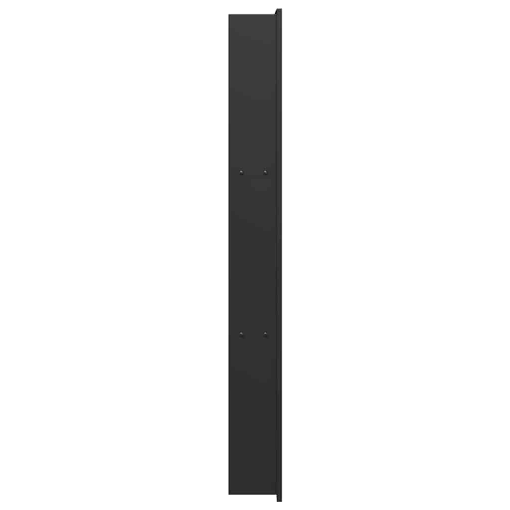 Douche Niche Zwart 90 x 30 x 9.5 cm Roestvrij staal