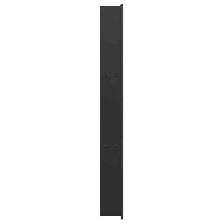 Douche Niche Zwart 90 x 30 x 9.5 cm Roestvrij staal