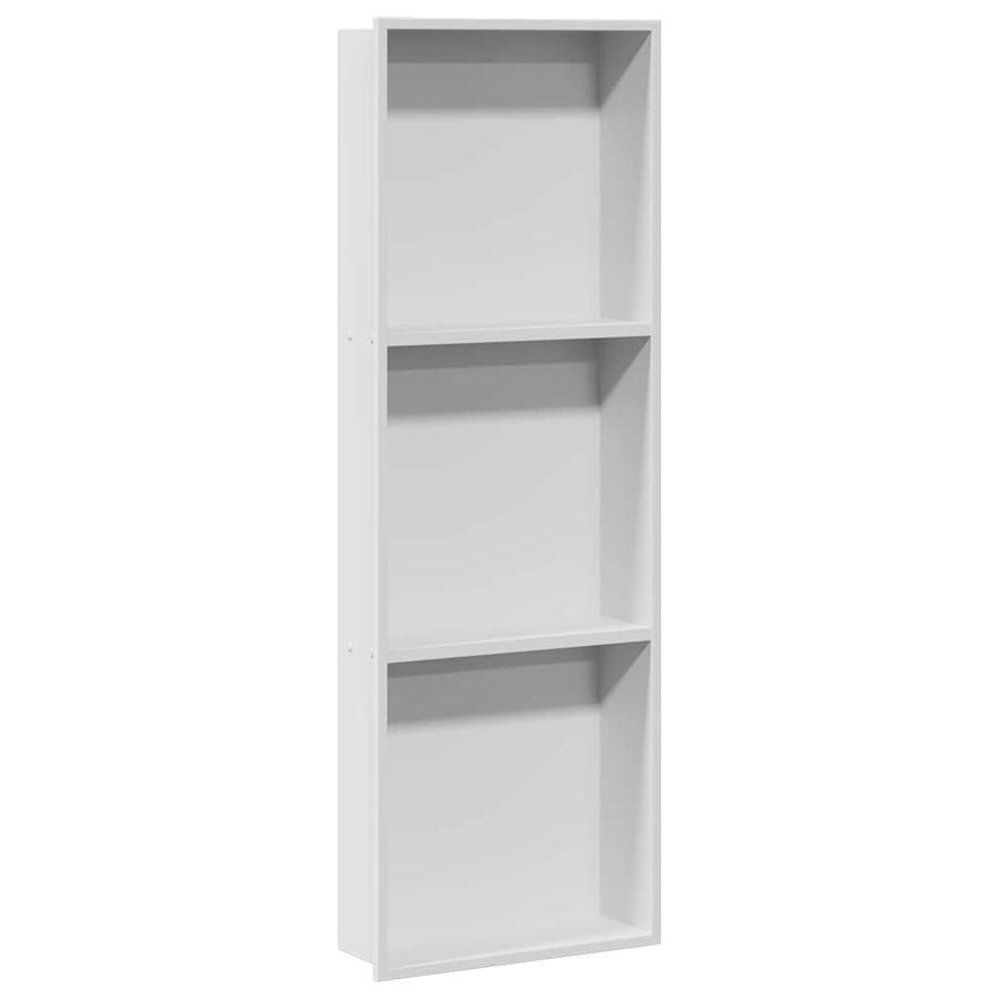 Douche Niche Wit 90 x 30 x 9.5 cm Roestvrij staal
