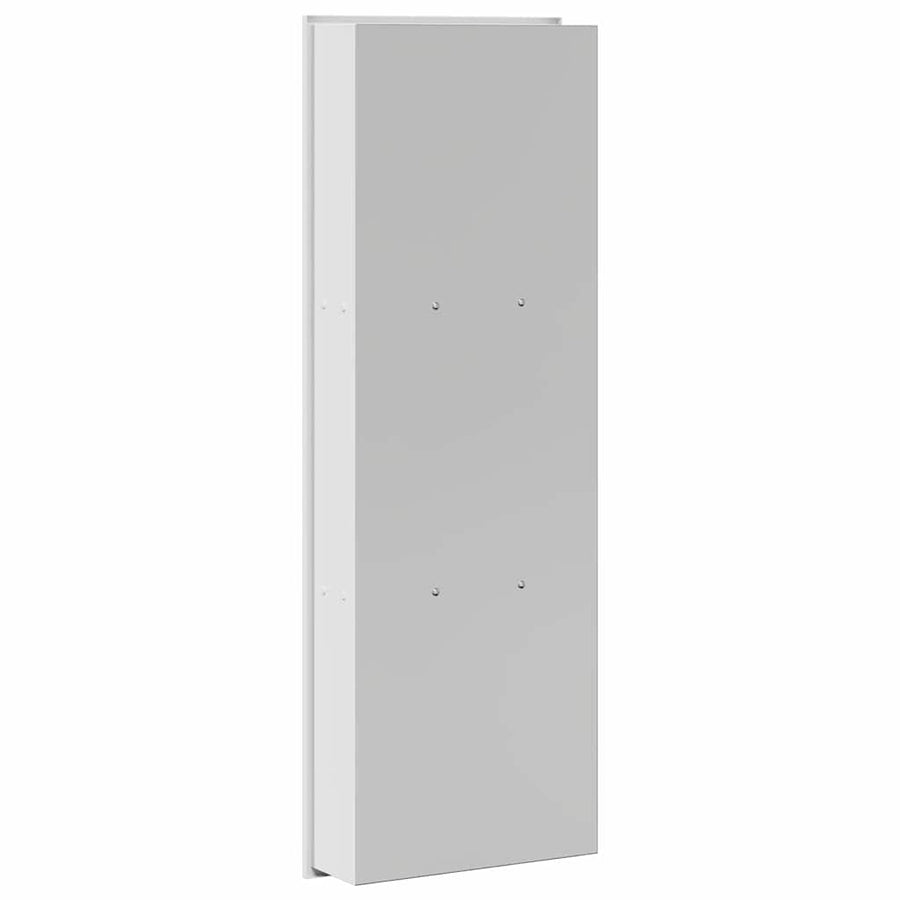 Douche Niche Wit 90 x 30 x 9.5 cm Roestvrij staal