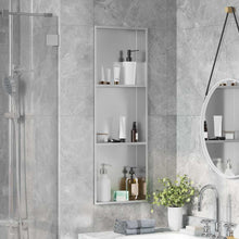 Douche Niche Zilver 90 x 30 x 9.5 cm Roestvrij staal