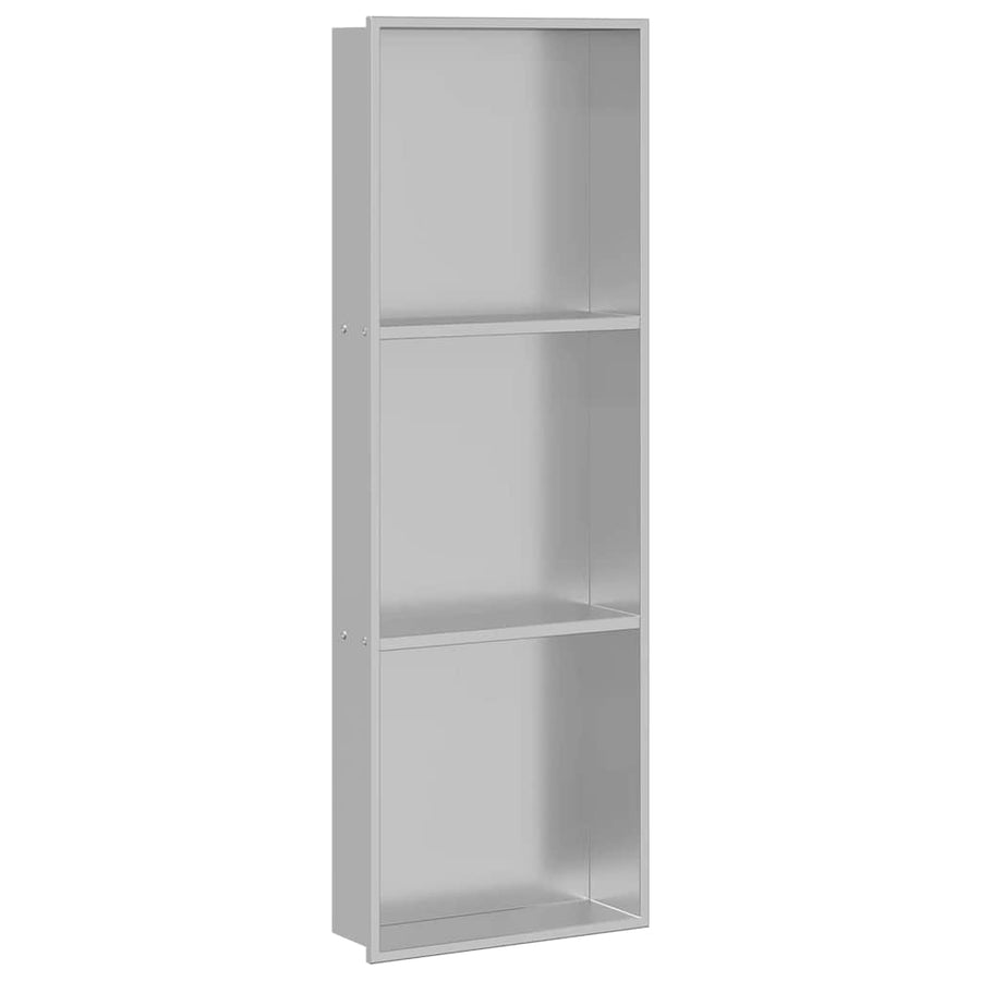 Douche Niche Zilver 90 x 30 x 9.5 cm Roestvrij staal