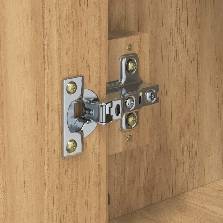 Badkamer wandkast Wasbruin 60 x 40 x 80 cm Massief grenenhout