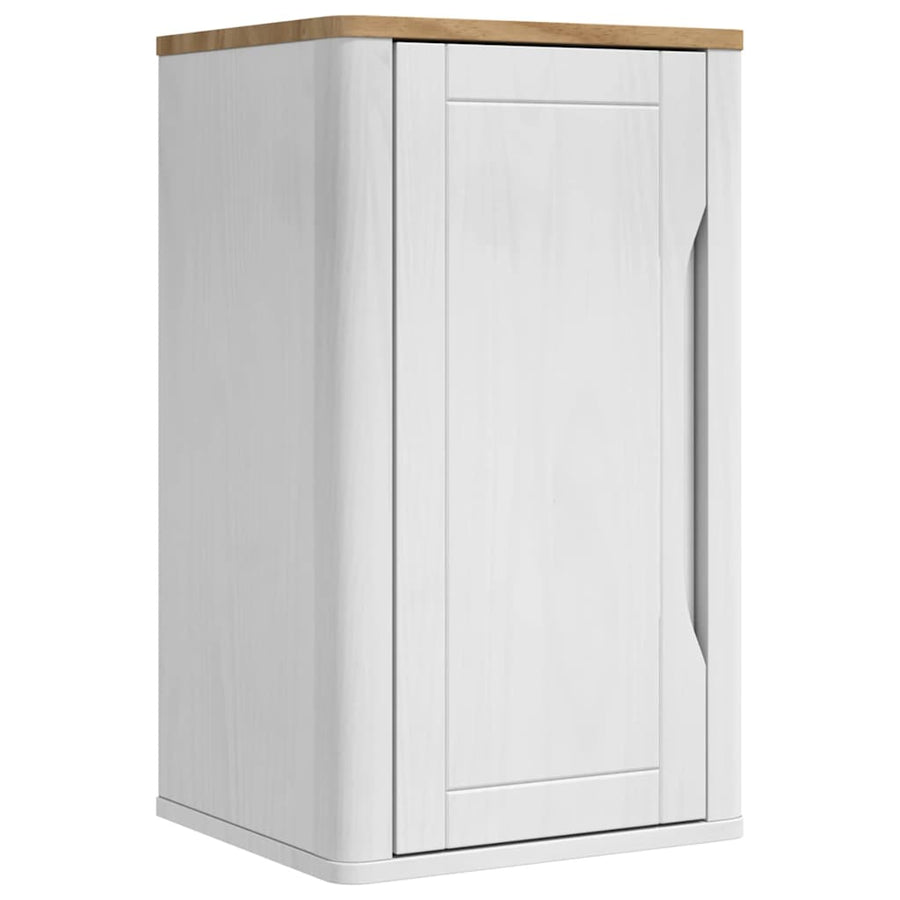 Badkamer wandkast Wit 60 x 40 x 80 cm Massief grenenhout