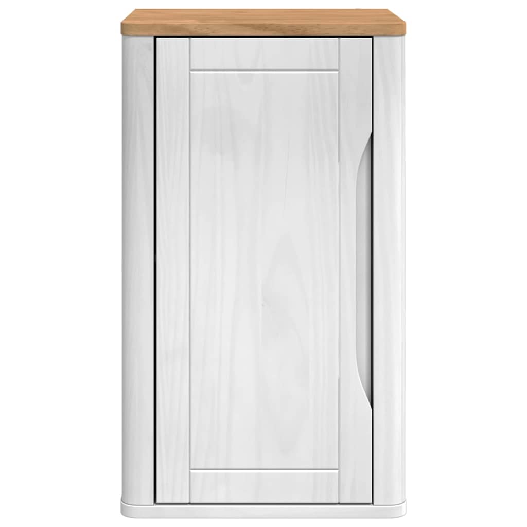 Badkamer wandkast Wit 60 x 40 x 80 cm Massief grenenhout