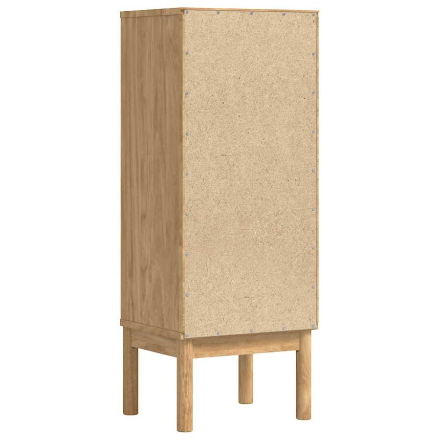 Badkamerkast Wasbruin 35 x 30 x 85 cm Massief grenenhout