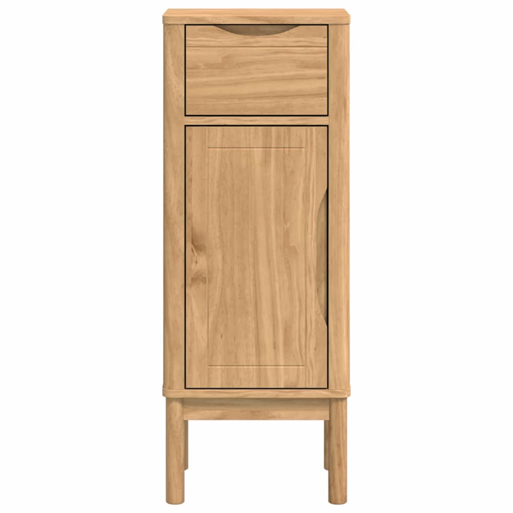 Badkamerkast Wasbruin 35 x 30 x 85 cm Massief grenenhout