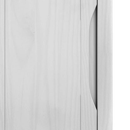 Badkamerkast met lade Wit 35 x 30 x 85 cm Massief grenenhout