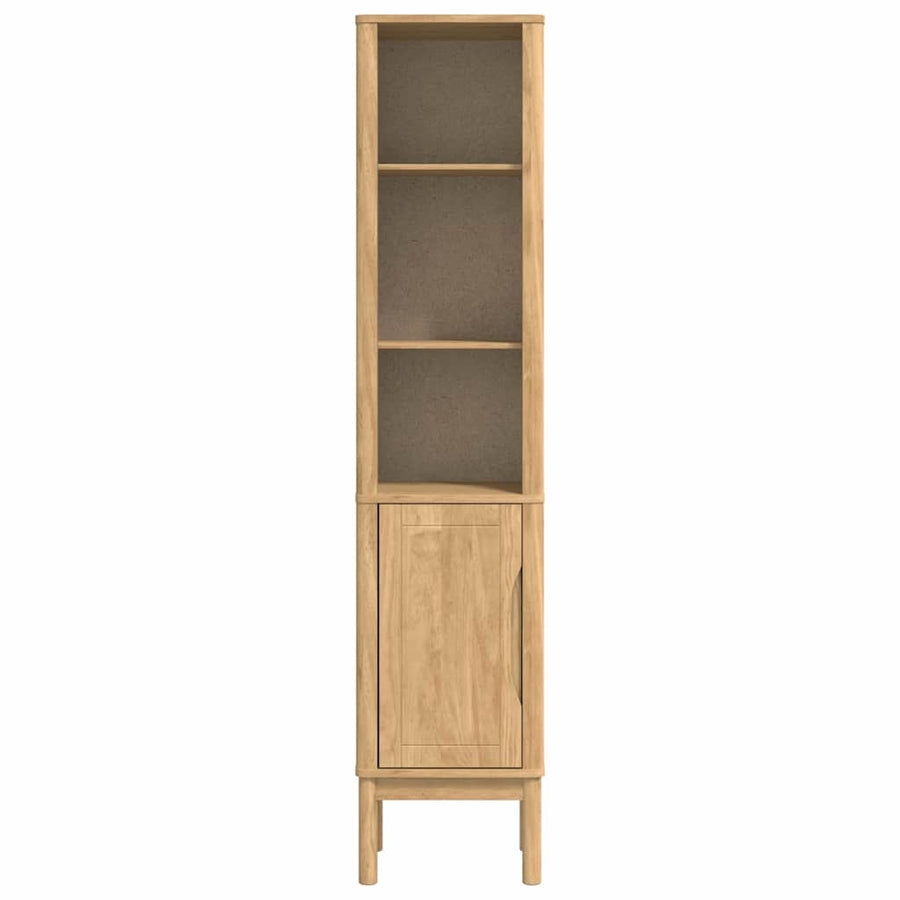 Hoge badkamerkast Wasbruin 36 x 30 x 160 cm Massief grenenhout