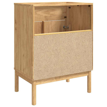 Badkamer wastafelkast met plank FLORO Wasbruin 60 x 40 x 80 cm