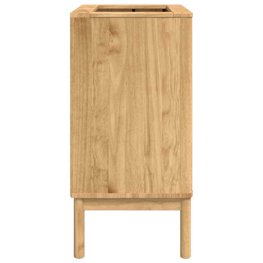 Badkamer wastafelkast met plank FLORO Wasbruin 60 x 40 x 80 cm