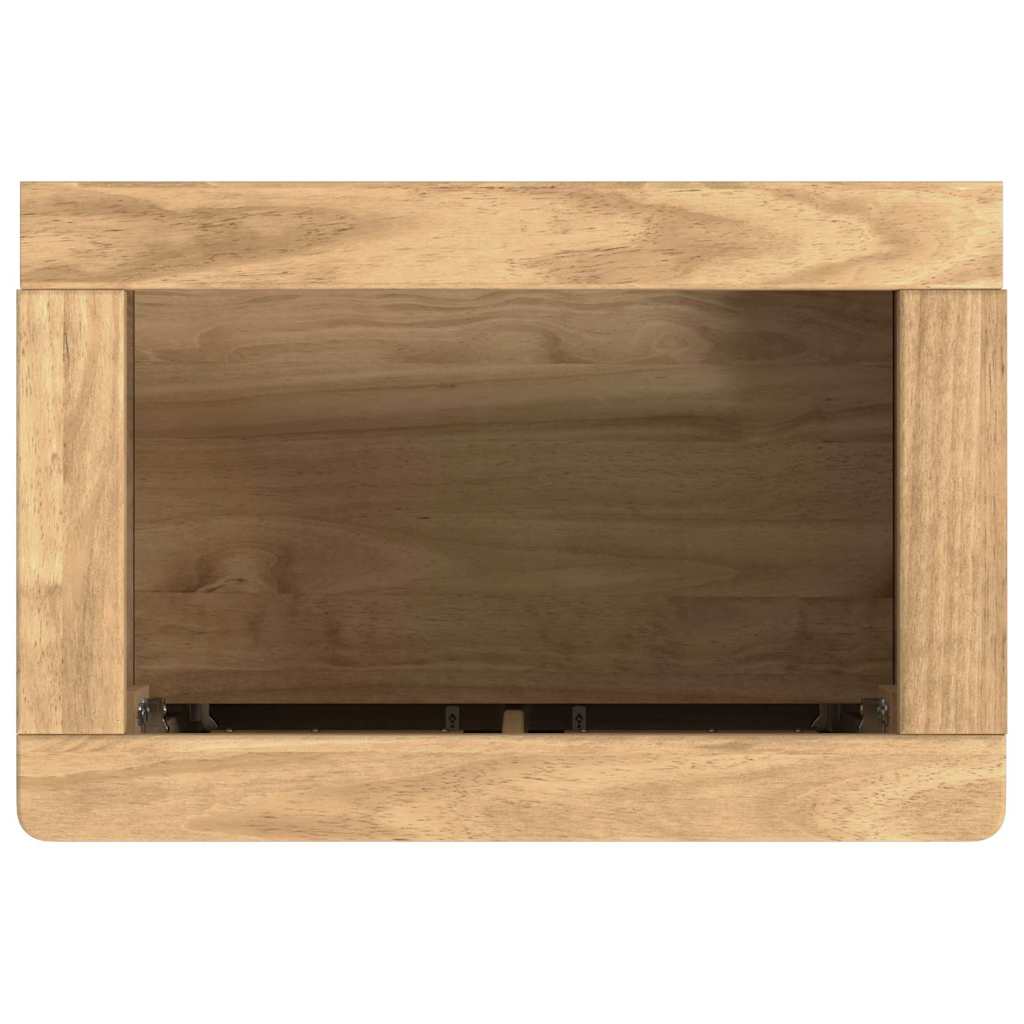 Badkamer wastafelkast met plank FLORO Wasbruin 60 x 40 x 80 cm