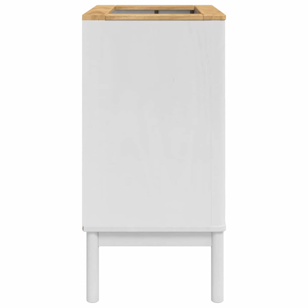 Badkamer wastafelkast met plank FLORO Wit 60 x 40 x 80 cm