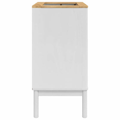 Badkamer wastafelkast met plank FLORO Wit 60 x 40 x 80 cm
