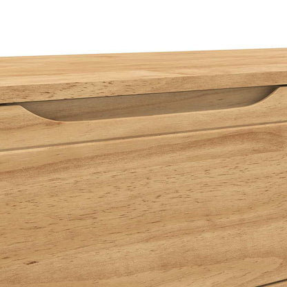 Hal bank met lade Wasbruin 115 x 40 x 45 cm Massief Vurenhout