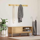 Halbank 115x40x45 cm massief vurenhout wasbruin