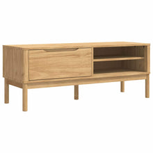 Hal bank met lade Wasbruin 115 x 40 x 45 cm Massief Vurenhout