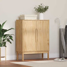 Sideboard FLORO Washed Brown 70 x 30 x 70.5 cm Solid Spruce Wood