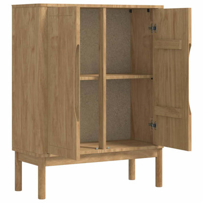 Dressoir Wasbruin 70 x 30 x 70,5 cm Massief Vurenhout
