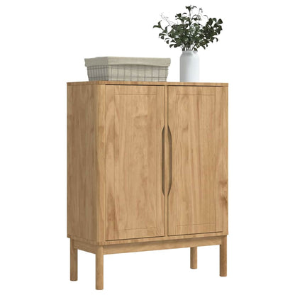 Dressoir Wasbruin 70 x 30 x 70,5 cm Massief Vurenhout