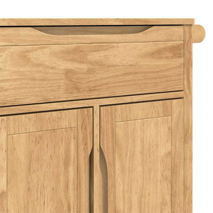 Keuken Trolley Wasbruin 72,5 x 45 x 80 cm Massief Vurenhout