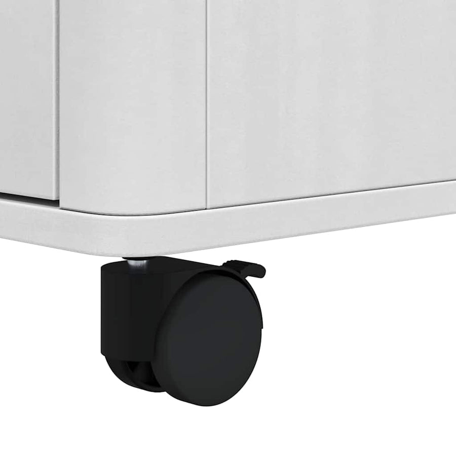 Keuken Trolley Wit 72,5 x 45 x 80 cm Massief Vurenhout