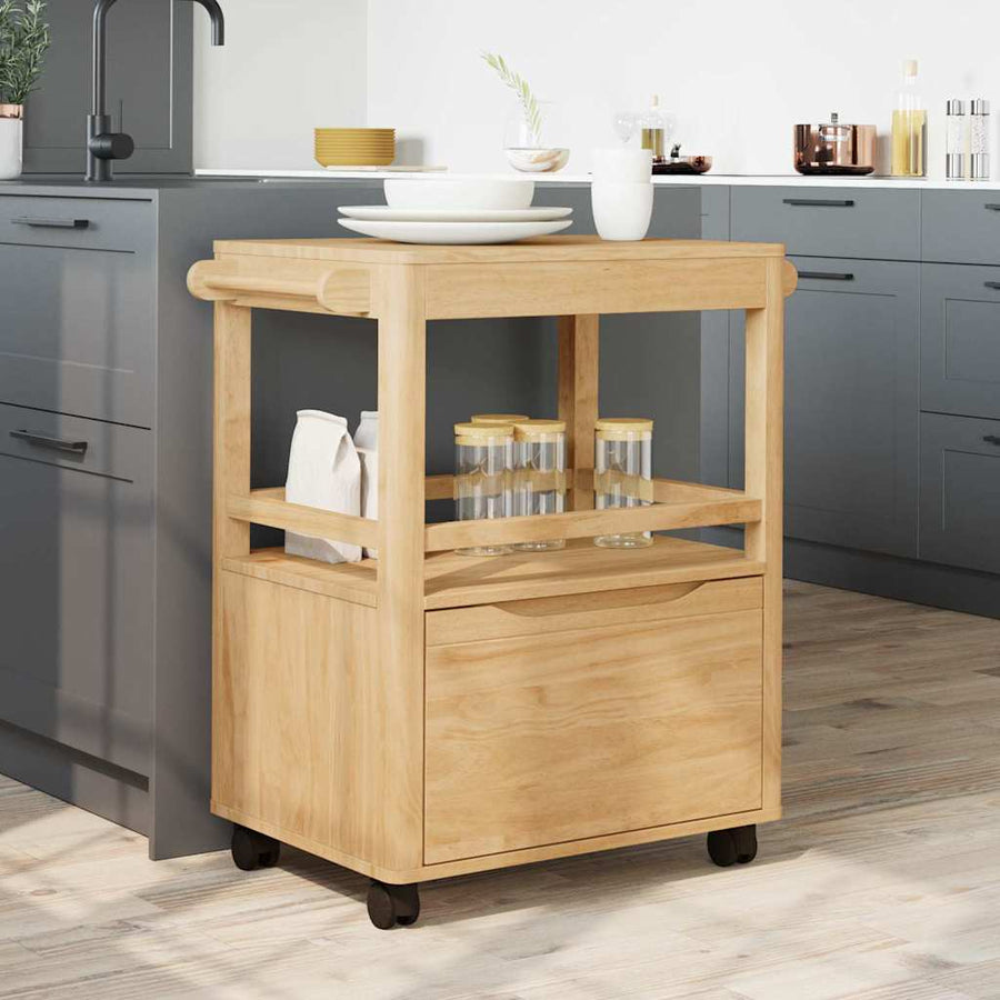 Keuken Trolley FLORO Wasbruin 72,5 x 45 x 80 cm
