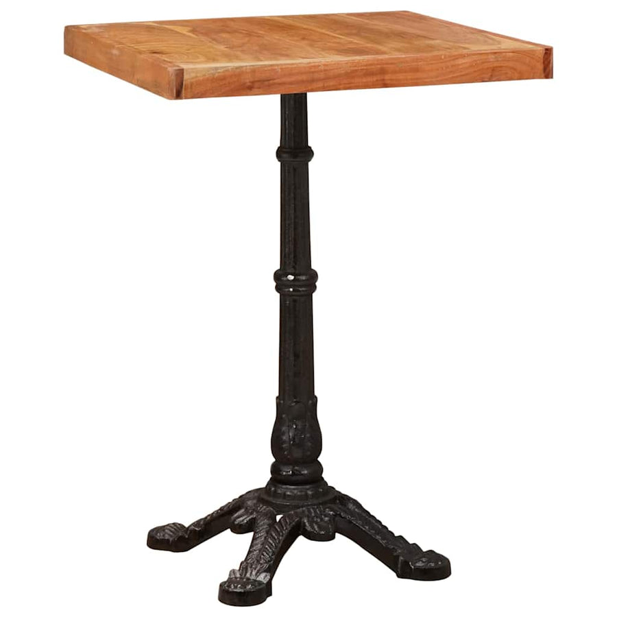Bistrotafel Bruin 50 x 50 x 76 cm Massief acaciahout