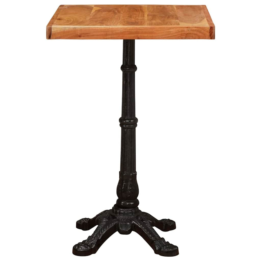 Bistrotafel Bruin 50 x 50 x 76 cm Massief acaciahout