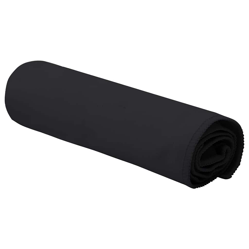 Sporthanddoeken 2 pcs Zwart 50 x 30 cm Polyester en polyamide