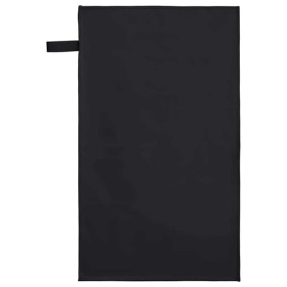 Sporthanddoeken 2 pcs Zwart 50 x 30 cm Polyester en polyamide