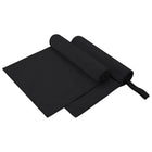 Sporthanddoeken 2 stuks 50x100 cm zwart polyester polyamide